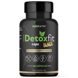 Detox Fit Caps Black 1 Frasco