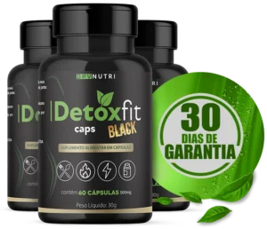 Detox Fit Caps Black Garantia