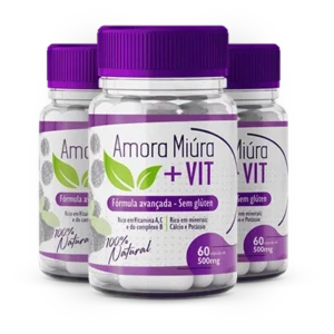 Amora Miúra + Vit 3 Frascos
