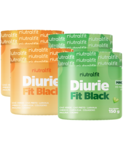Diurie Fit Black 4 Frascos